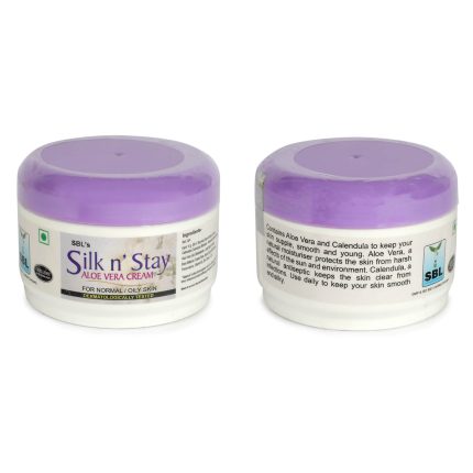 Silk n' Stay Aloevera Cream (For Normal and Oily Skin) Jar