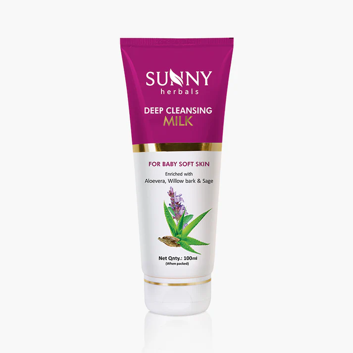 d0f71842eda8f1a8c37ce8b0a1160e00 Deep Cleansing Milk (With Aloevera)-100 Ml - Image 1