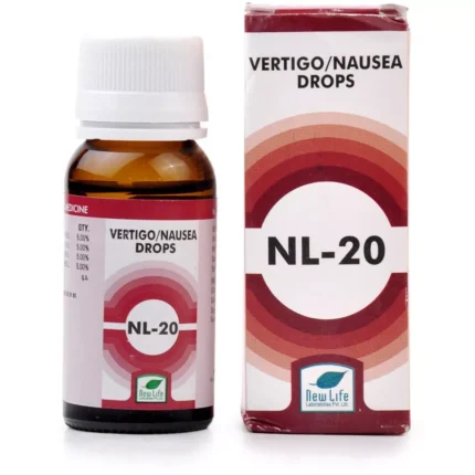 New Life NL-20 Vertigo Nausea Drops 30ml Bottle by Dava Global