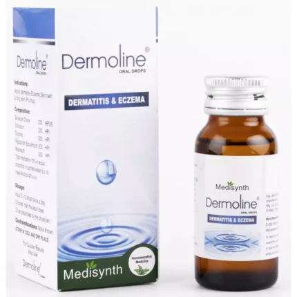 Medisynth Dermoline Oral Drops for Dermatitis and Eczema 30ml by Dava Global