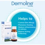 Medisynth Dermoline Oral Drops for Dermatitis and Eczema 30ml by Dava Global