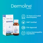 Medisynth Dermoline Oral Drops for Dermatitis and Eczema 30ml by Dava Global
