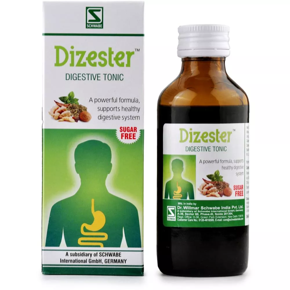 19510-1-1000 Dr. Willmar Schwabe India Dizester Digestive Tonic 100ml Sugar Free