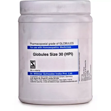 Willmar Schwabe India Globules Size 30 HPI 1kg by Dava Global