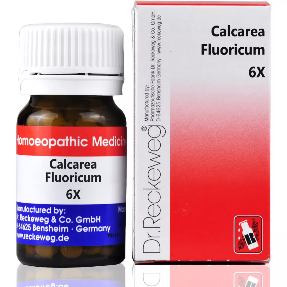 227-1-1000 Dr Reckeweg Calcarea Fluoricum 6X Biochemic Tablets 20g by Dava Global