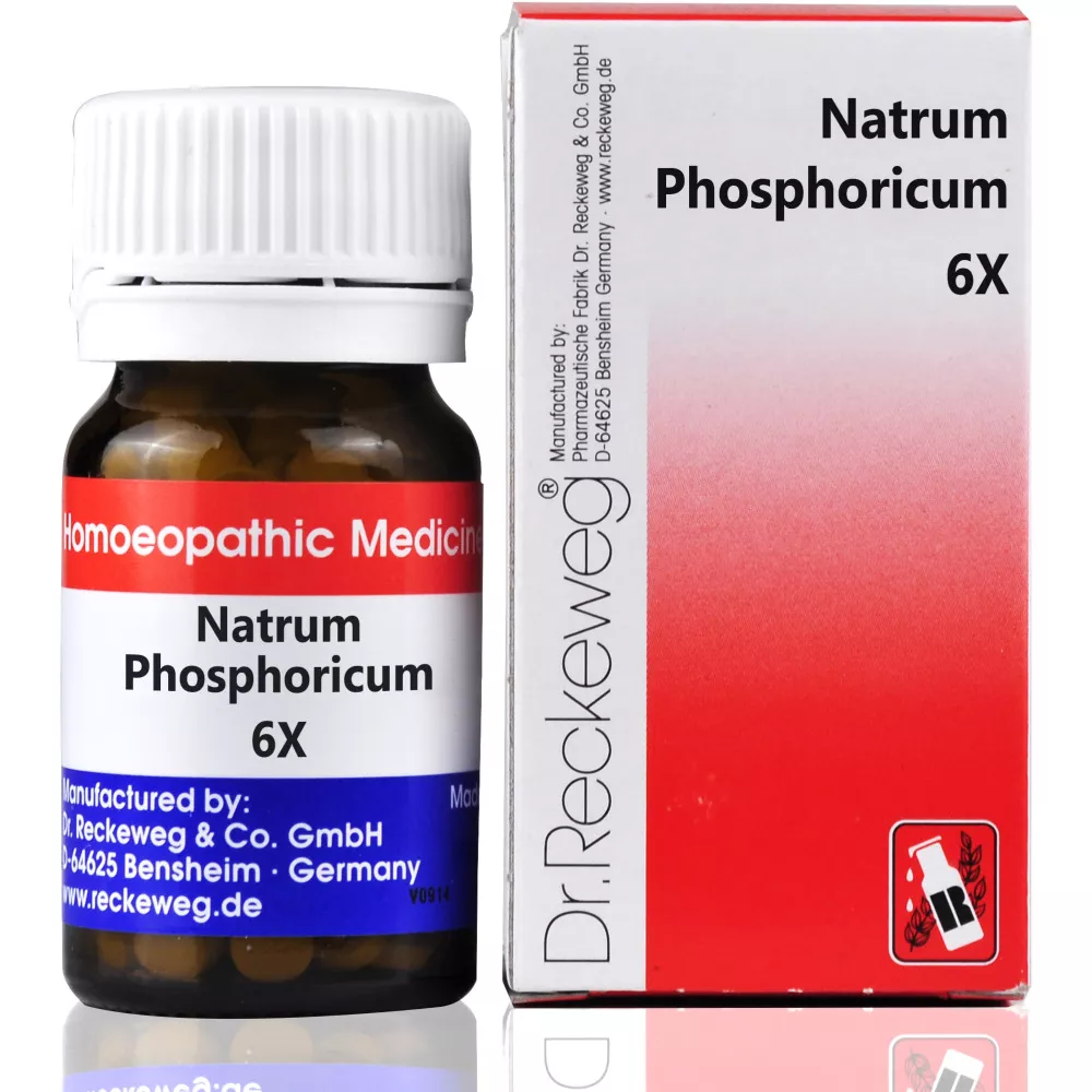 235-1-1000 Dr Reckeweg Natrum Phosphoricum 6X Biochemic Tablets 20g by Dava Global