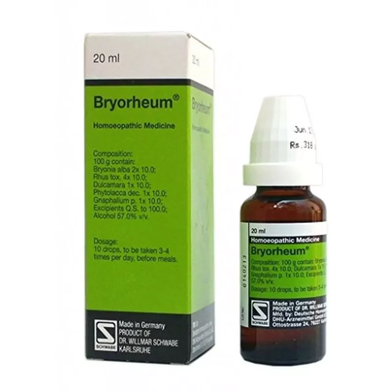 Willmar Schwabe Germany Bryorheum Drops 20ml