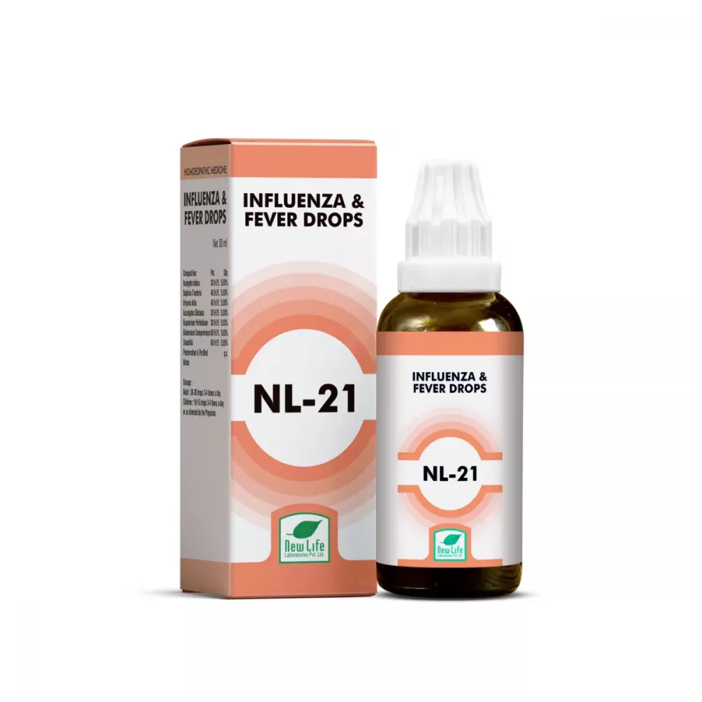 337538-1-1000 New Life NL-21 Influenza Fever Drops