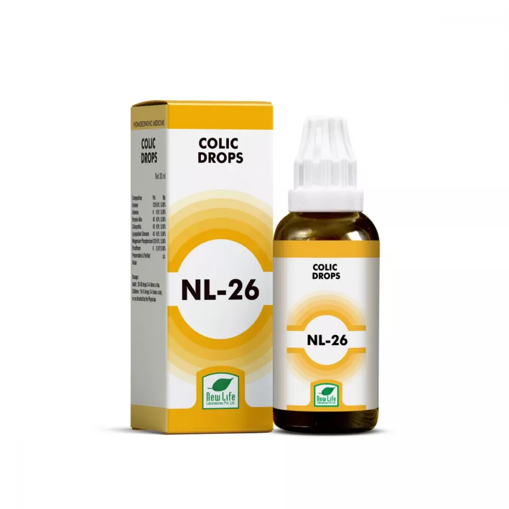 337543-1-1000 New Life NL-26 Colic Drops 30ml by Dava Global