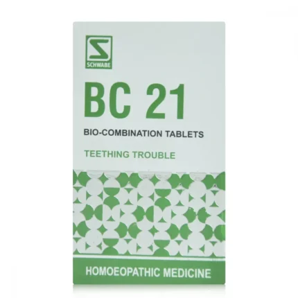 Willmar Schwabe India Bio Combination 21 (BC 21) Tablets 25g for Teething Troubles