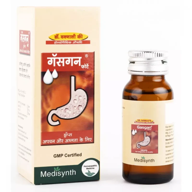 Medisynth Gasgan Forte Drops for Indigestion and Acidity 30ml by Dava Global