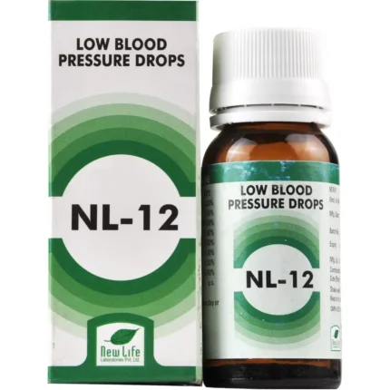 New Life NL-12 Low Blood Pressure Drops 30ml Bottle by Dava Global