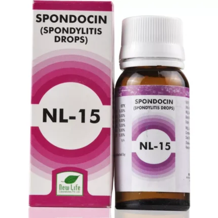 New Life NL-15 Spondocin Spondylitis Drops 30ml Bottle by Dava Global
