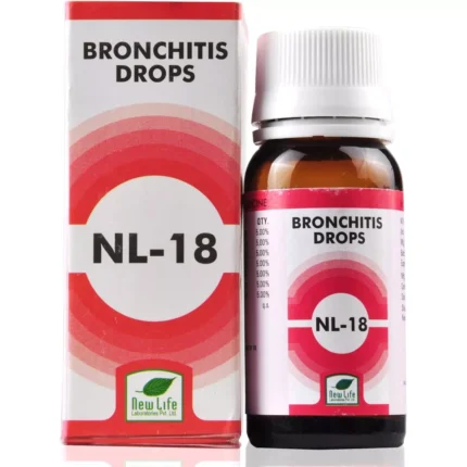 New Life NL-18 Bronchitis Drops 30ml Bottle by Dava Global