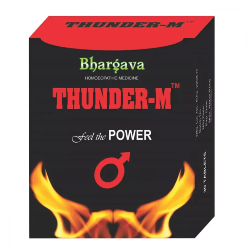 Bhargava Thunder-M Tablets 30 Tablets for Men's Power & Stamina