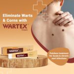 Medisynth Wartex Cream for Warts and Corns 20g by Dava Global