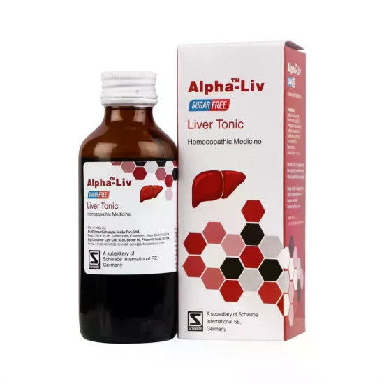 ALPHA LIV SF-550x550 Dr. Willmar Schwabe India Alpha-Liv Sugar Free Liver Tonic