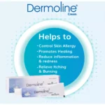 Medisynth Dermoline Plus Cream for Eczema and Dermatitis 20g by Dava Global