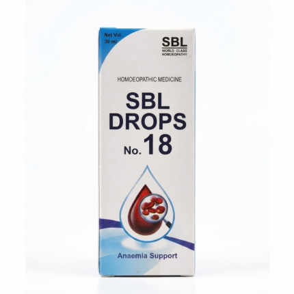 SBL Drops No 18 Anaemia Support Drops 30ml by Dava Global