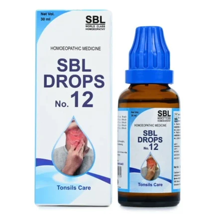 SBL Drops No 12 Tonsils Care Drops 30ml by Dava Global