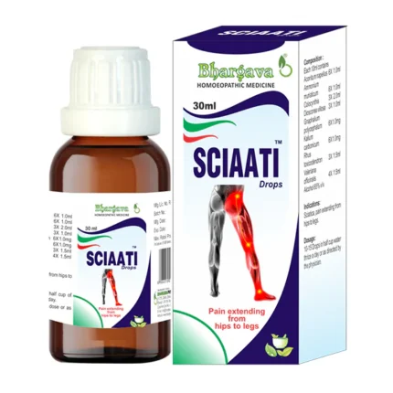 Bhargava Sciaati Drops 30ml for Sciatica Pain Relief