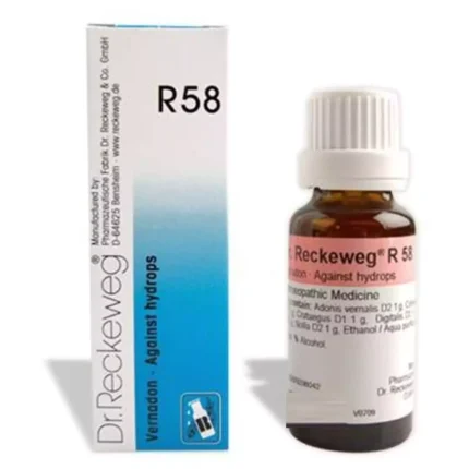 Dr Reckeweg R58 Against Hydrops Fluid Retention Drops 22ml by Dava Global