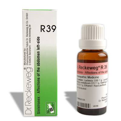 Dr Reckeweg R39 Affections of the Abdomen Left Side Drops by Dava Global