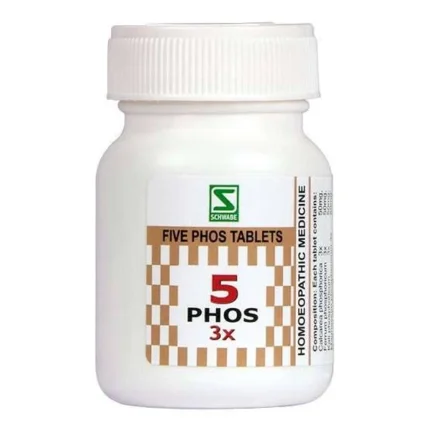 Schwabe Five Phos 3X Biochemic Combination Tablets 25g by Dava Global