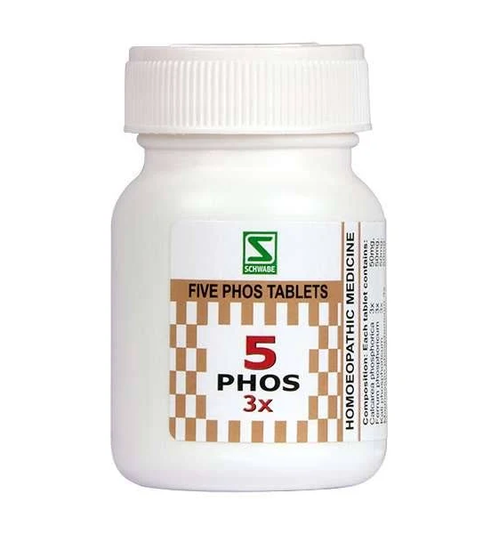 Schwabe Five Phos 3X Biochemic Combination Tablets 25g by Dava Global