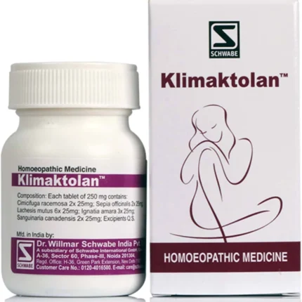 Dr Willmar Schwabe India Klimaktolan Tablets for Menopause 20g by Dava Global