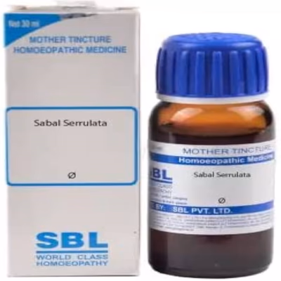 SBL Sabal Serrulata Q Mother Tincture 30ml Bottle by Dava Global