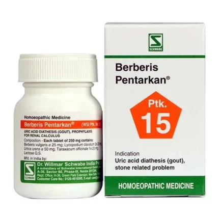 Berberis Pentarkan – Homeopathic Medicine for Kidney Stones & High Uric Acid