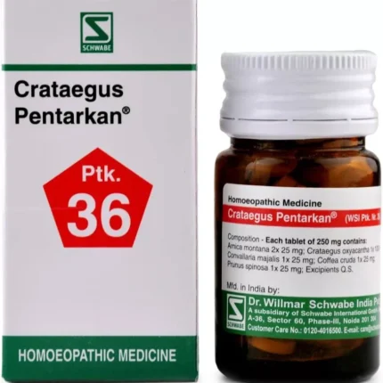 Crataegus Pentarkan 36 – Best Heart Tonic Homeopathic Tablets | Dava Global