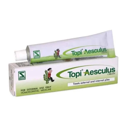 Dr. Willmar Schwabe Topi Aesculus Cream 25gm for Piles and Hemorrhoids