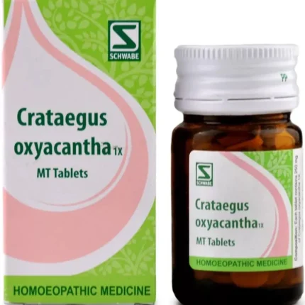 Crataegus Oxyacantha 1X MT Tablets – Best Homoeopathic Medicine for Heart Health & Cardiac Tonic | Dava Global India