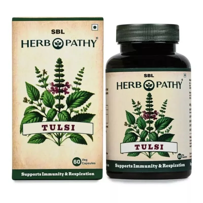 SBL Tulsi Capsules – Herbal Immunity Booster & Respiratory Health Support with Holy Basil (Tulsi) | Dava Global